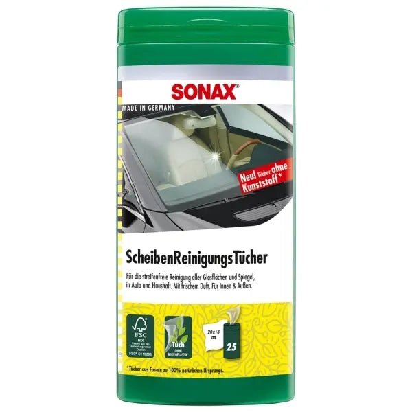 SONAX Reinigungstücher Set – Scheibe, Innenraum & Cockpit
