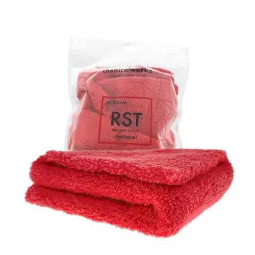 chemicalworkz Edgeless Soft Touch Towel 500GSM 40×40cm – weiches Mikrofasertuch für streifenfreie Fahrzeugpflege und Lackreinigung
