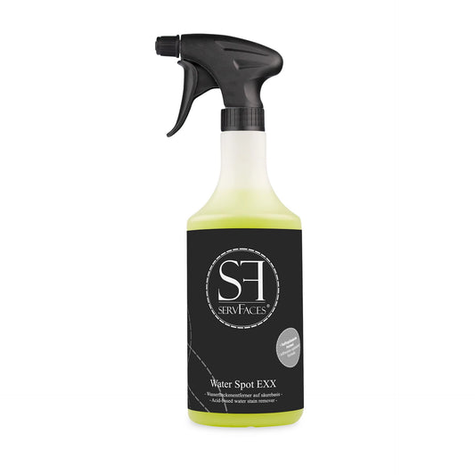 servFaces Water Spot EXX – effektives Produkt zur Entfernung von Wasserflecken auf Oberflächen