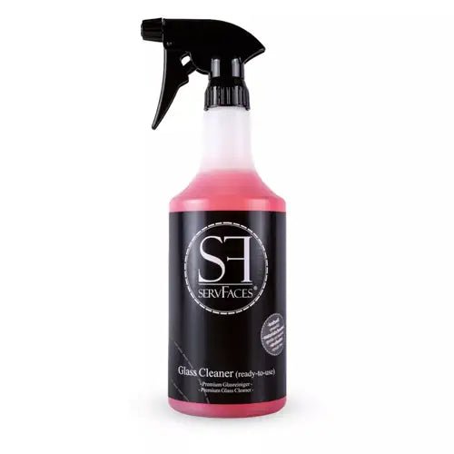 servFaces Glass Cleaner (ready-to-use) – gebrauchsfertiger Glasreiniger für streifenfreie und klare Fahrzeugfenster
