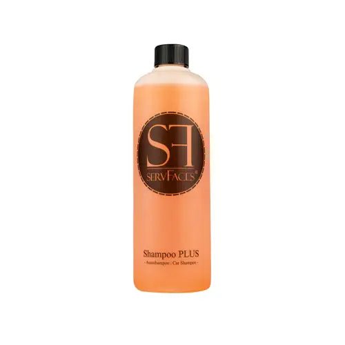 servFaces Shampoo PLUS – hochwirksames Autoshampoo für gründliche Reinigung und schonende Pflege von Fahrzeugoberflächen