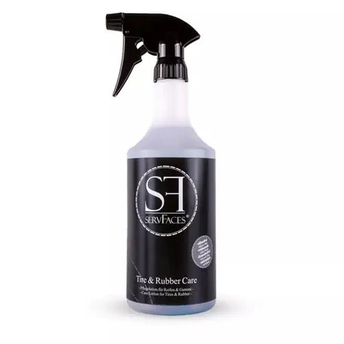 servFaces Tire & Rubber Care – Pflegeprodukt für Reifen und Gummiteile für langanhaltenden Schutz und Farbvertiefung